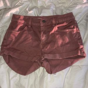 Pacsun blush color jean shorts
